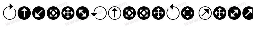 UchronyArrows Bold字体转换